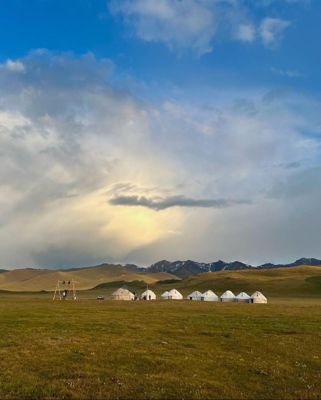 Hotel Zalkar Yurt Camp Song-Kul Exterior foto