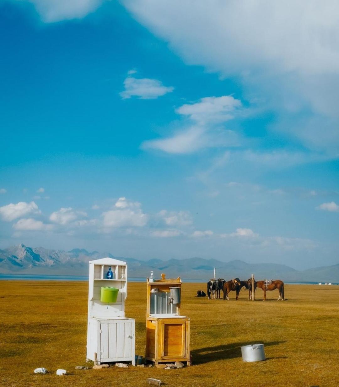 Hotel Zalkar Yurt Camp Song-Kul Exterior foto
